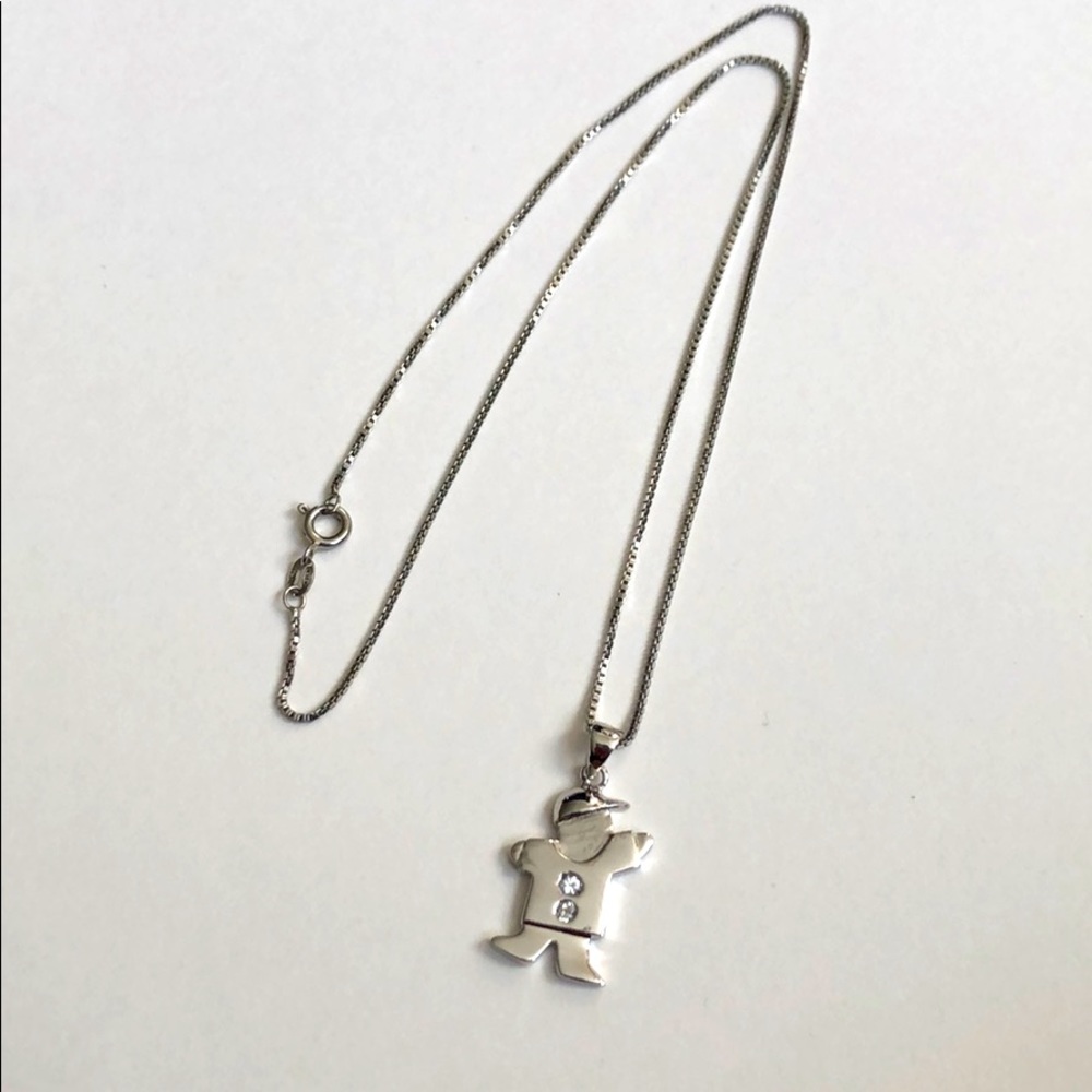 Silver boy’ chain and necklet made Italy 925..❤️❤️